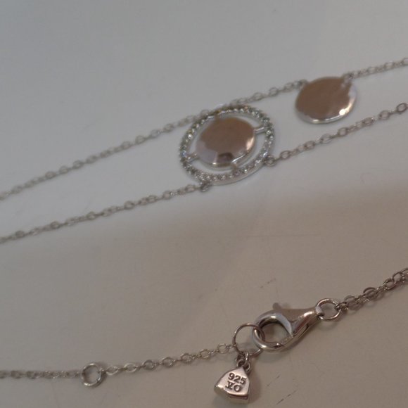 Judith Jack 9.25 Sterling Silver Multi Strand Necklace Adj 18" NWOT - Picture 12 of 12